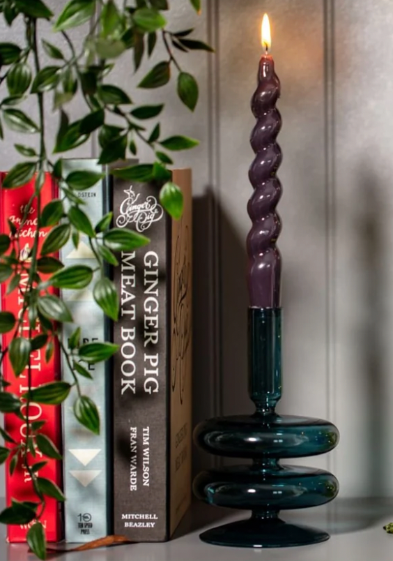 Maegen, Ocean Teal Taper Holder