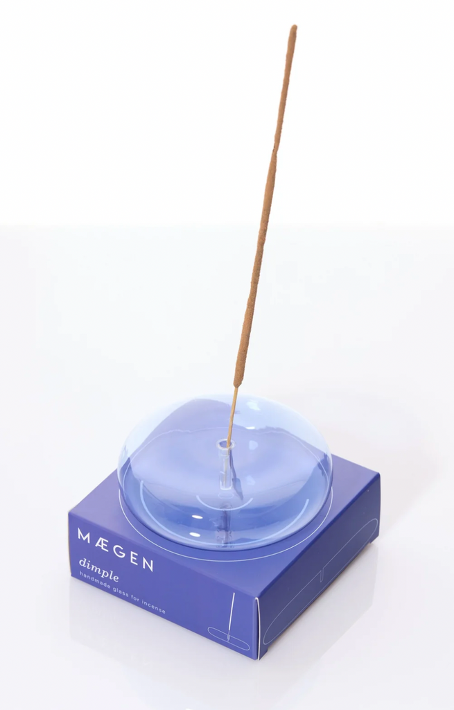 Maegen, Hand Blown Glass Incense Holder
