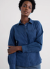 Seasalt Cornwall, Isla Shirt Mid Indigo