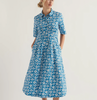 Seasalt Cornwall, Wild Liquorice Dress, Bold Cornflower Sailboats