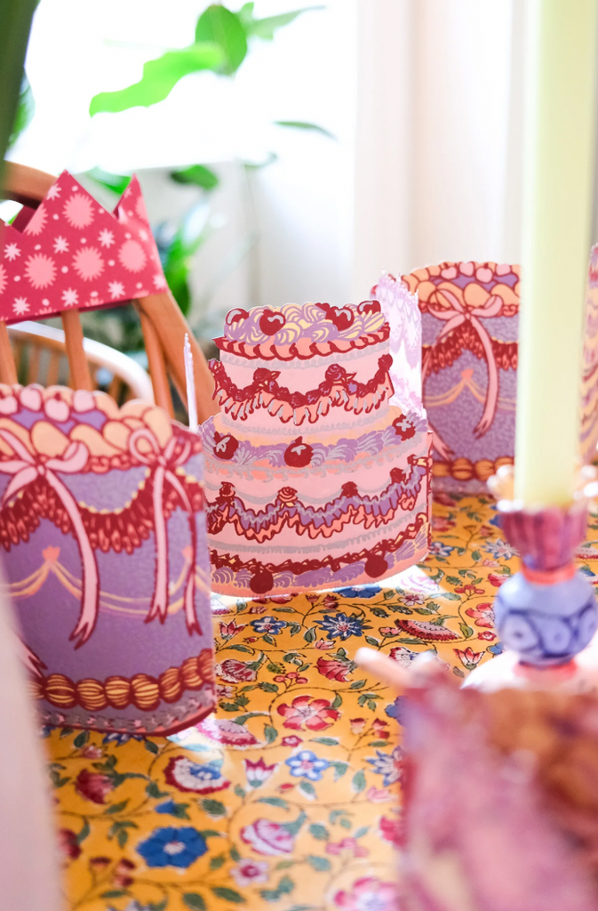 East End Press, Birthday Cake Concertina Garland