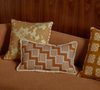Bonnie & Neil, Meadowlands Wheat Linen 50cm Cushion