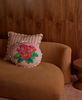 Bonnie & Neil, Garden Stripe Pink 50cm Cushion