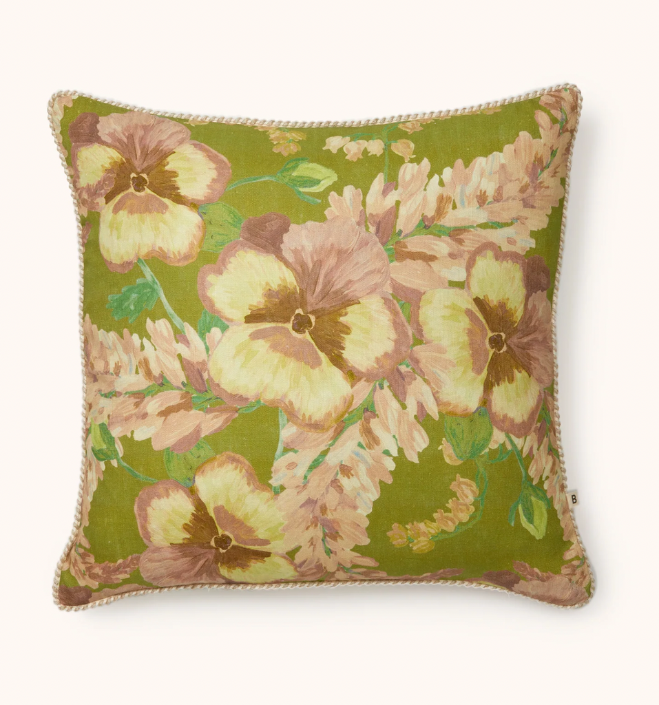 Bonnie & Neil, Mountain Floral Citrine 50cm Cushion
