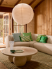 Bonnie & Neil, Primrose Green Linen 50cm Cushion