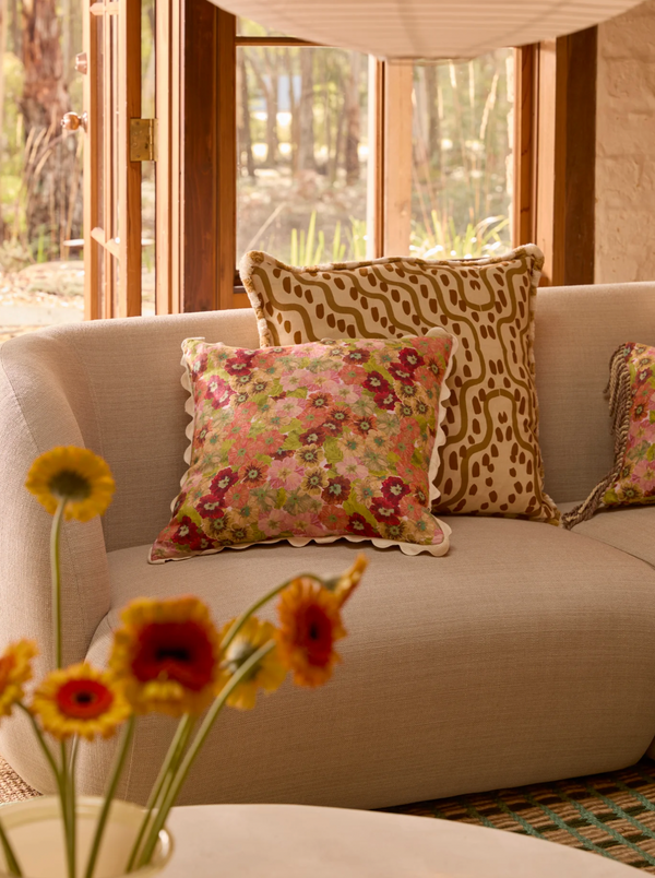 Bonnie & Neil, Primrose Sunset 50cm Cushion