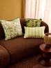 Bonnie & Neil, Petal Mint 60cm Linen Cushion
