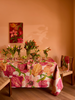 Bonnie & Neil, Tulip Multi, French Flax Linen Tablecloth