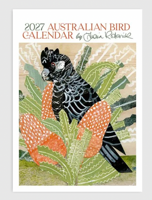 2027 Bird Calendar by Fiona Roderick