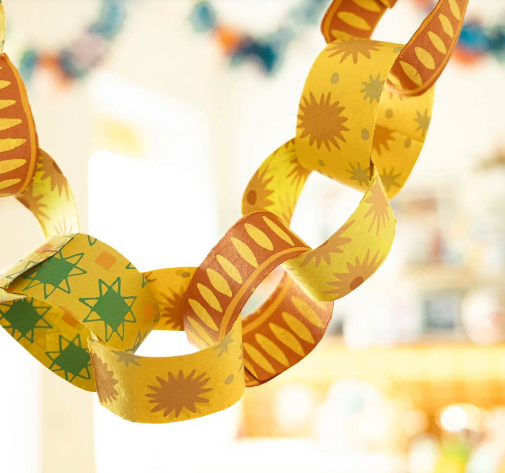 East End Press, Yellow & Green Paper Chain Kit