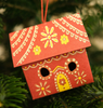 East End Press, Gingerbread House Screen-Printed Board Decoration