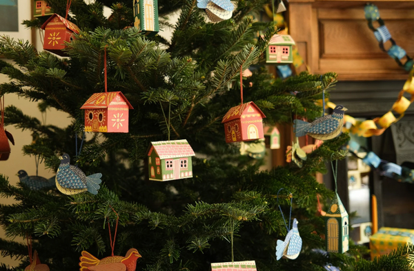 East End Press, Gingerbread House Screen-Printed Board Decoration