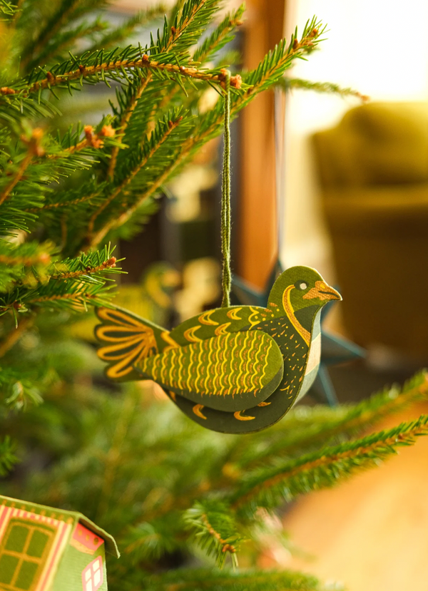 East End Press, Partridge Screen-Printed Board Decoration