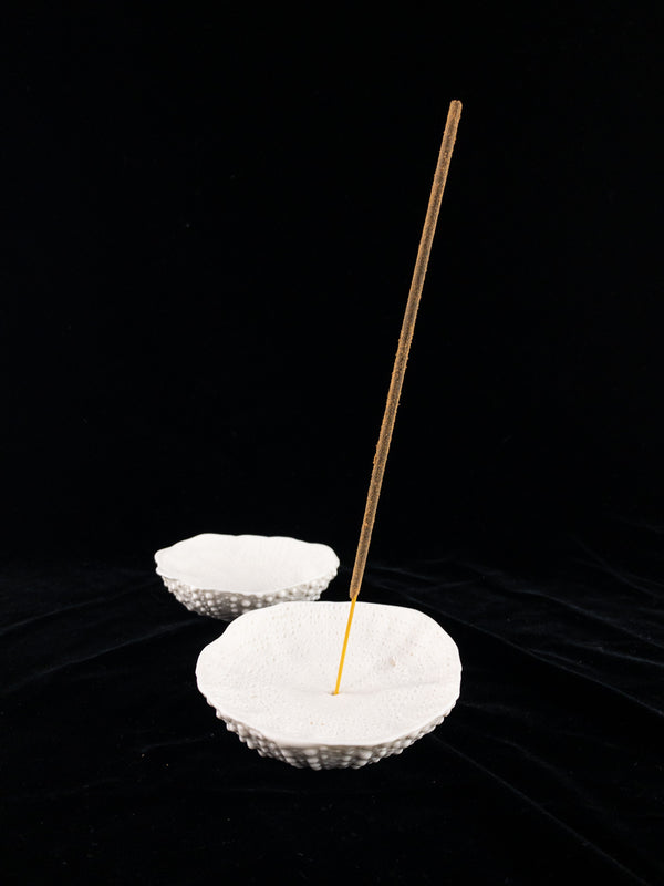 Porcelain Urchin Incense Holder
